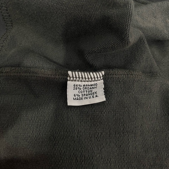 Bryn Walker oversized mock neck tunic top in a grey bamboo organic cotton Large - Picture 6 of 6